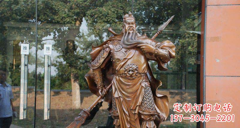信阳关公古代人物铜雕