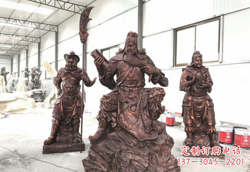 信阳雕刻关公,传承历史文化