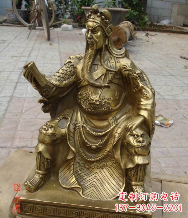 信阳专业定制关公铜雕