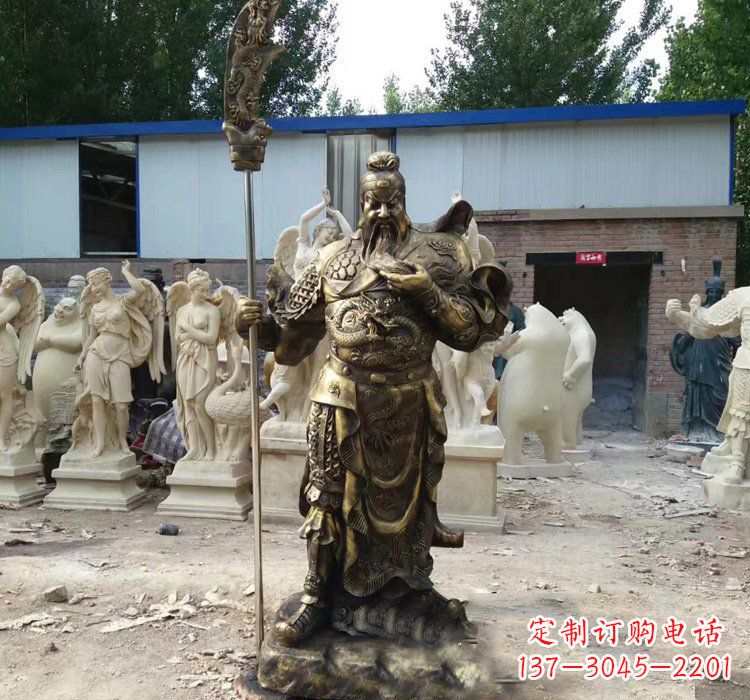 信阳精致古典,尊贵典雅--关公铜雕定制