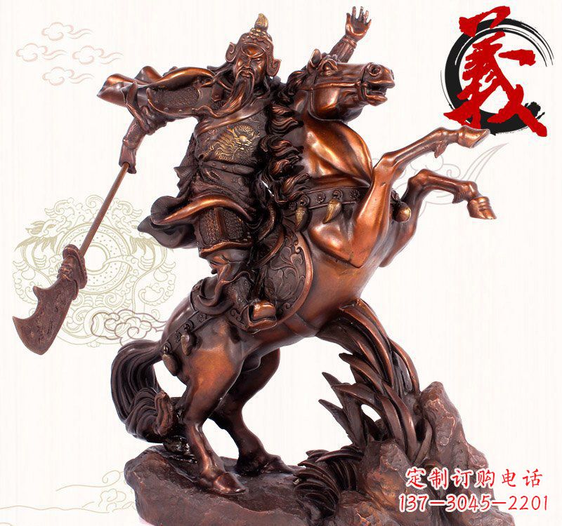 信阳中领雕塑:脱胎于古代传奇的关公铜雕
