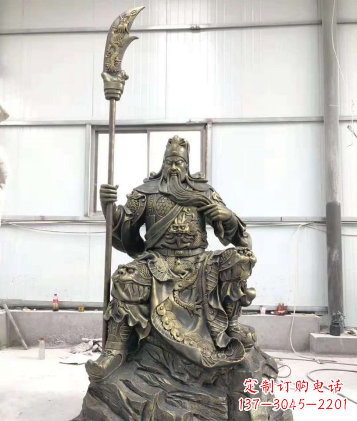 信阳关公铜雕,令您的装饰更加添彩