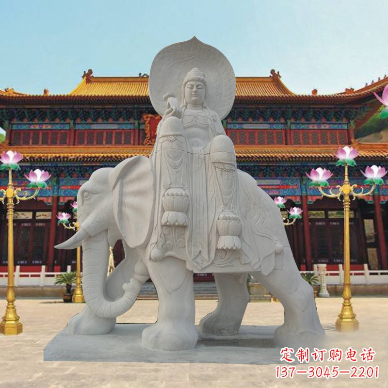信阳雕刻无远弗届的观音菩萨石雕佛像