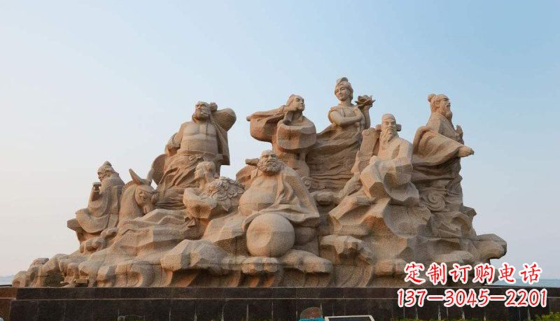 信阳专业定制八仙过海雕塑
