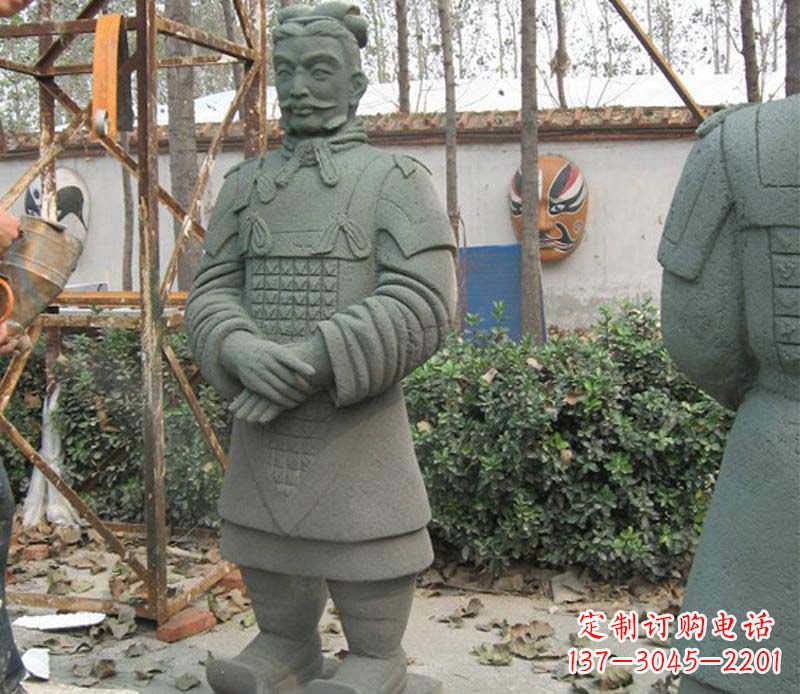 信阳蓝鼎中领雕塑|广场兵马俑石雕
