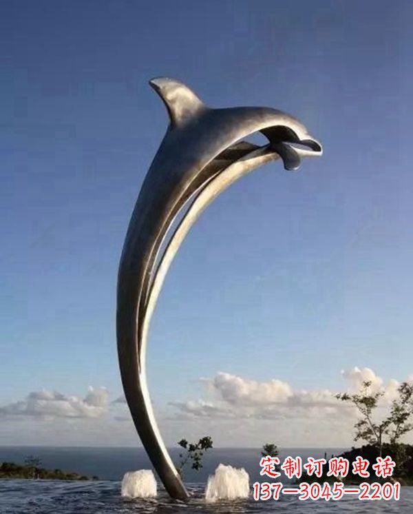 信阳精致雕刻,细腻传递—中领雕塑海豚雕塑