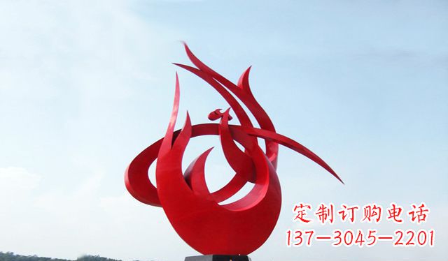 信阳艺术引领,荣耀之羽——中国领雕塑制作不锈钢大型凤凰雕塑