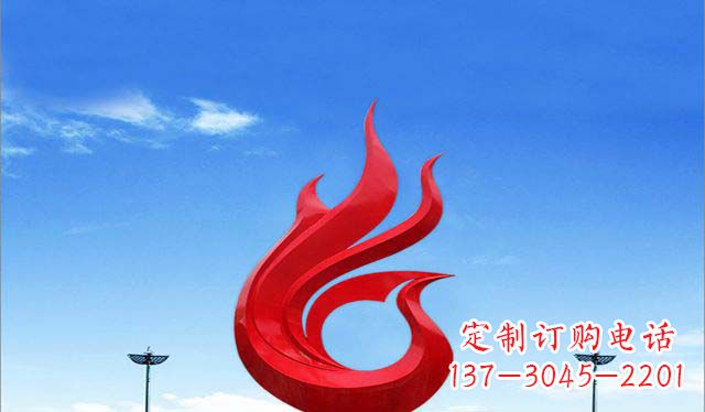 信阳优雅定制,高贵不锈钢凤凰雕塑