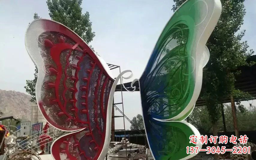 信阳精美不锈钢蝴蝶雕塑