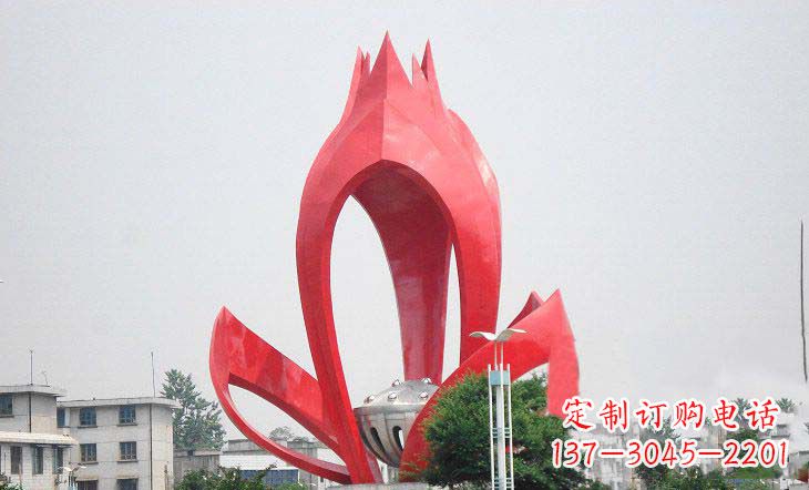 信阳中领雕塑:莲蓬雕塑,营造神秘艺术气息