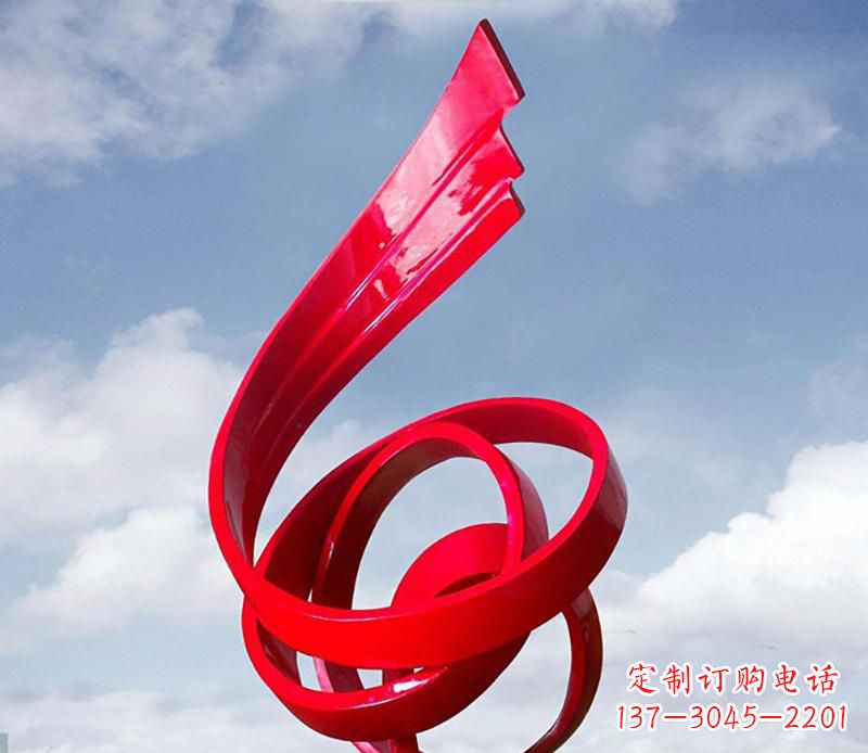 信阳中领雕塑为您定制翅膀抽象雕塑