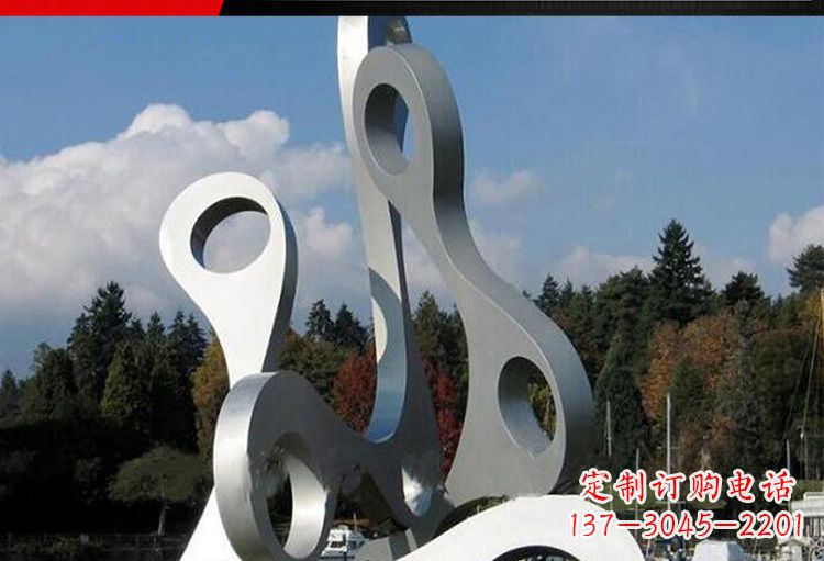 信阳专业定制不锈钢字母景观雕塑
