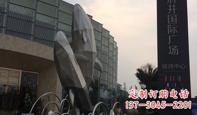 信阳品质超凡的不锈钢海豚雕塑