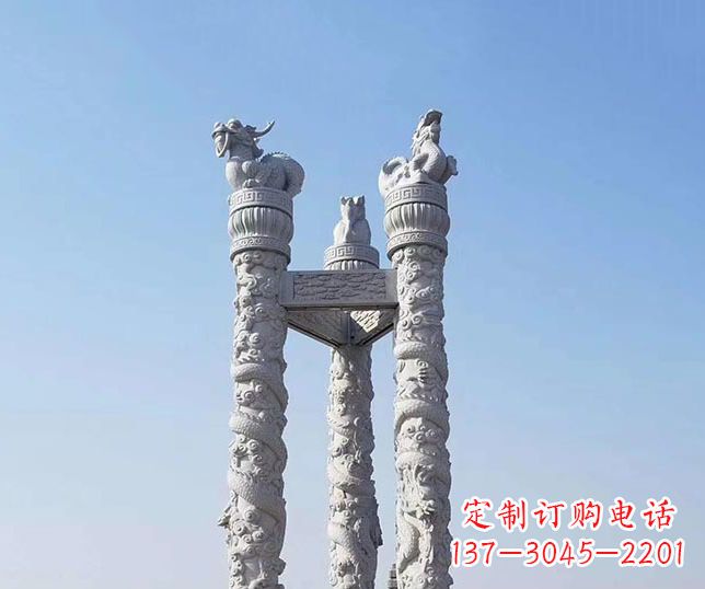 信阳中领雕塑:精致石雕龙柱,展现时尚文化之美