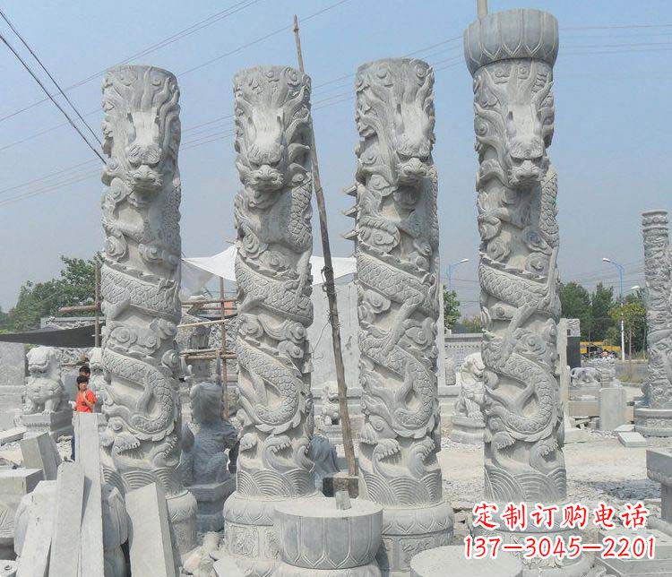 信阳中领雕塑龙柱雕塑,历久弥新