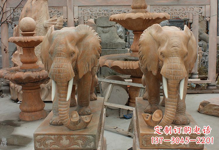 信阳精美制作,经典无双的大象雕塑