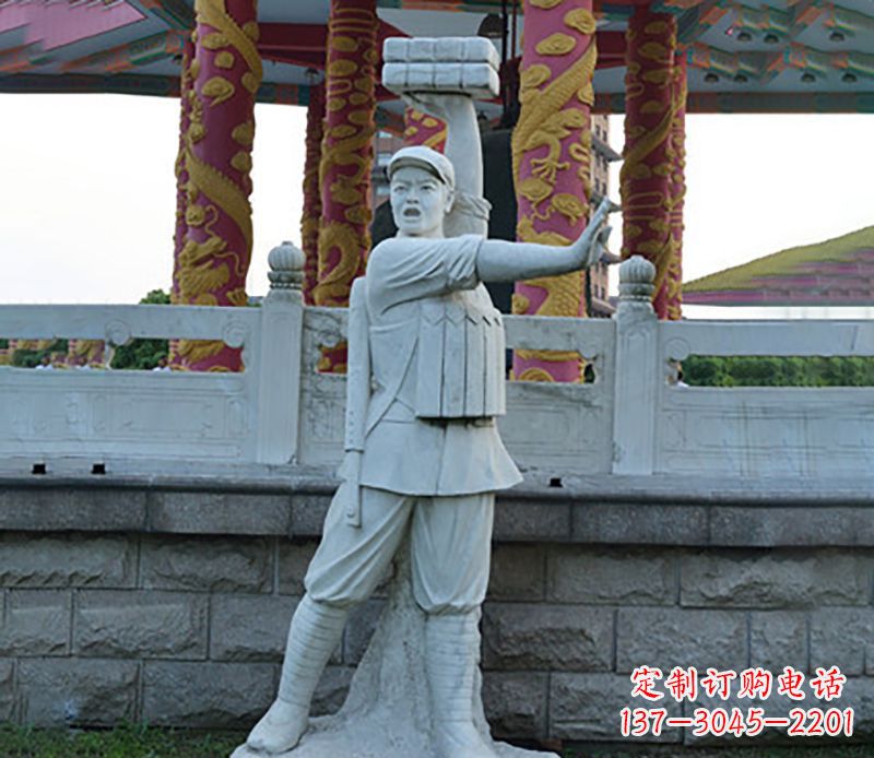 信阳董存瑞石雕:一种传承精湛工艺的艺术品
