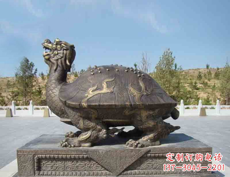 信阳我们中领雕塑特制的精美广场青铜龙雕塑