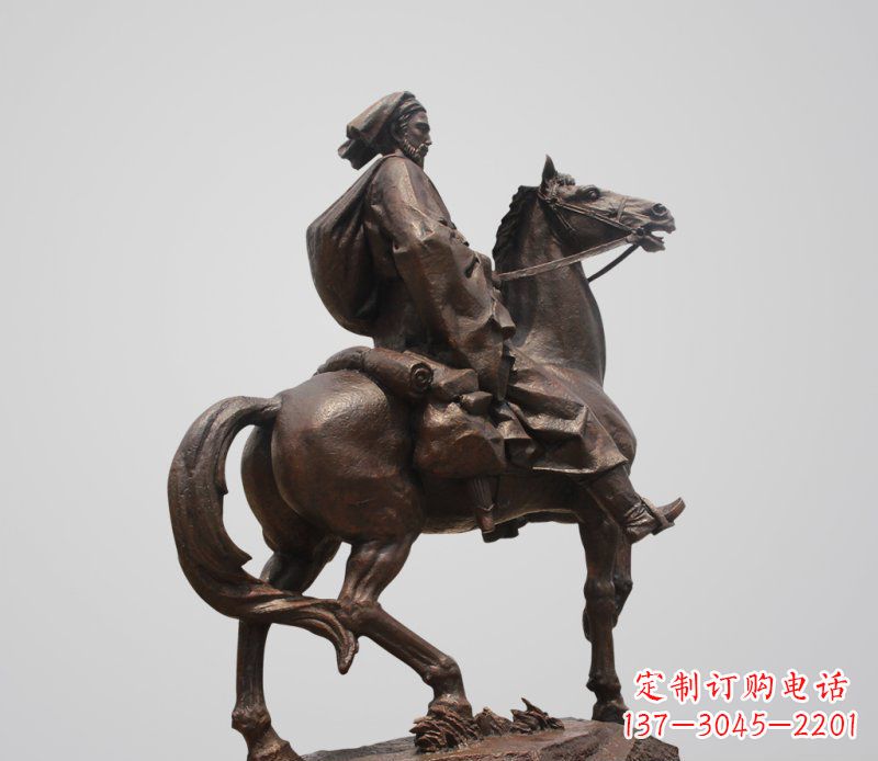 信阳典雅欧式骑马人雕塑