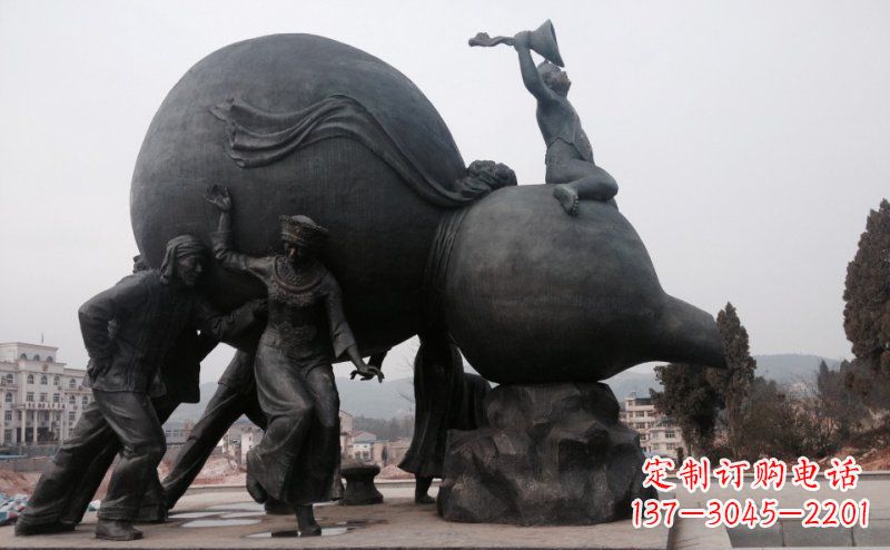 信阳皇家感觉,海量葫芦雕塑,满足你的高端定制需求