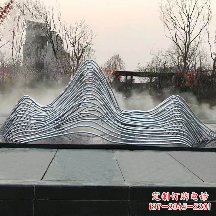 信阳专业定制不锈钢假山雕塑