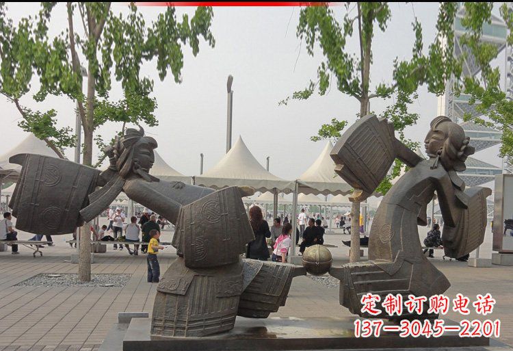 信阳芭蕾舞姿精雕美女雕塑