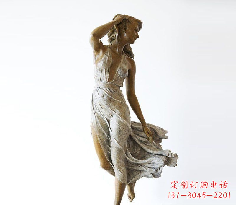 信阳空灵优雅的西方美女雕塑