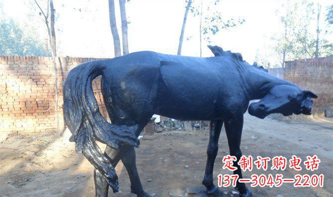 信阳中领雕塑，马出奇制——铜马动物铜雕