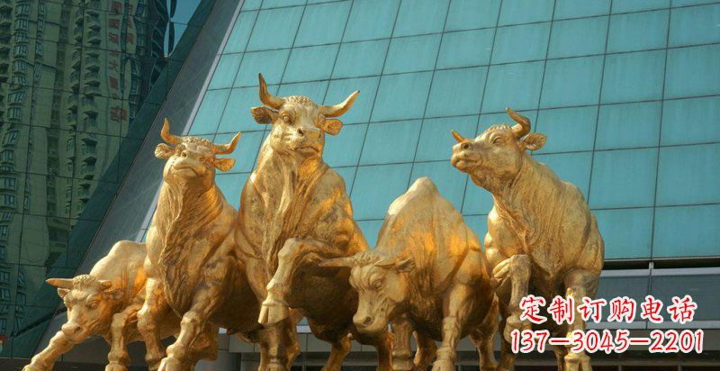 信阳五牛铜雕,装点你的家居空间
