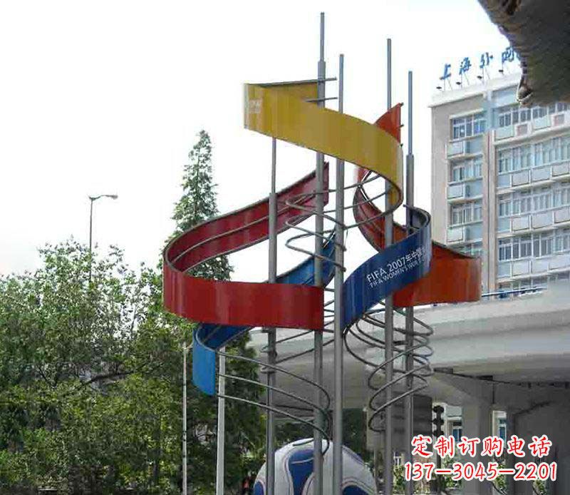信阳精美的不锈钢足球雕塑