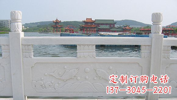 信阳海边汉白玉栏板雕塑