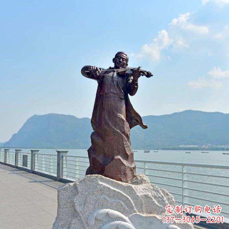 信阳古老音乐符号,聂耳雕像给你带来美好回忆