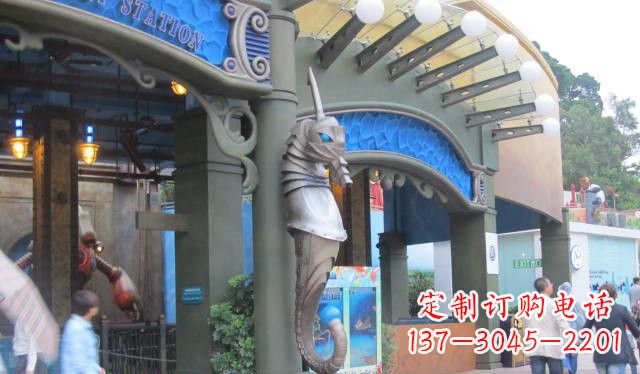 信阳海马铜雕,一流的马雕塑制作