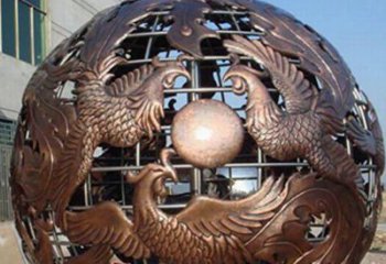信阳中领雕塑定制经典龙凤雕塑；