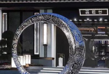 信阳精致圆环喷泉雕塑陪伴你的绿色城市