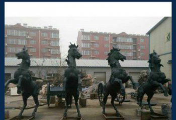 信阳中领雕塑推出的优雅动物铜雕飞马，以其出色…