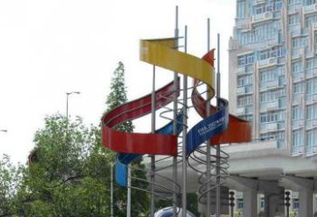 信阳中领雕塑：不锈钢足球雕塑