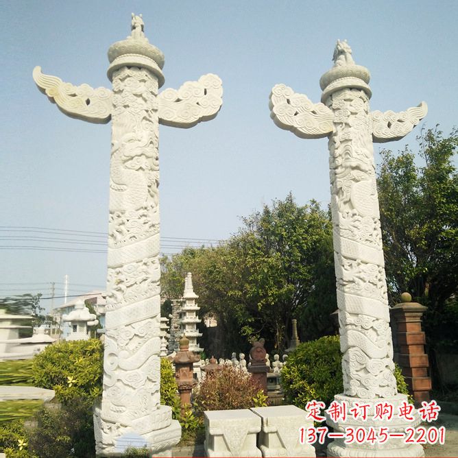 信阳华表石雕塑,定制专属礼物