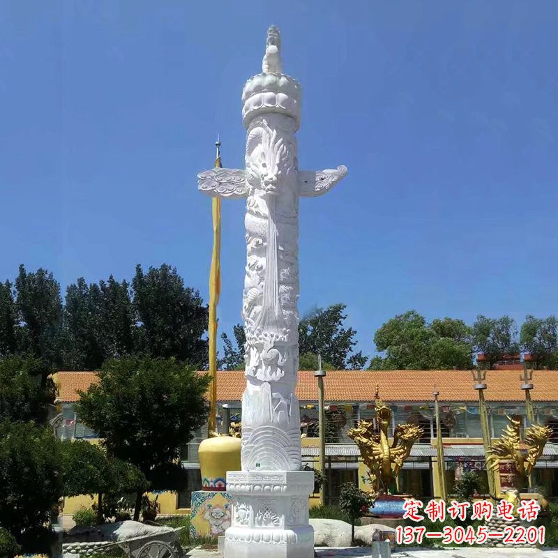信阳汉白玉华表柱