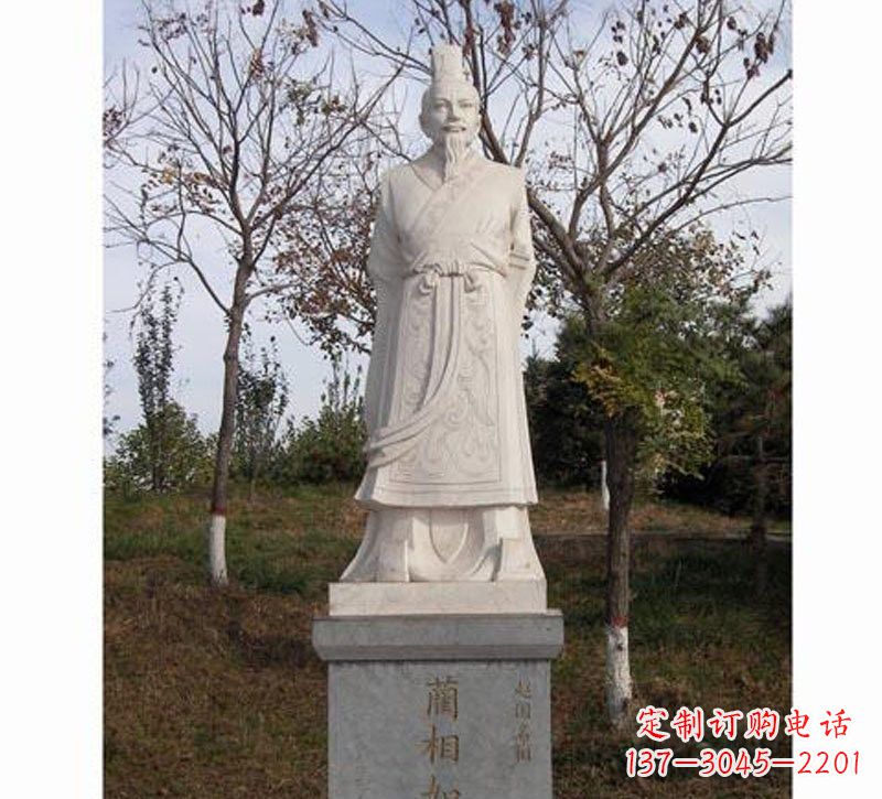 信阳领雕塑:精致古代名人石雕