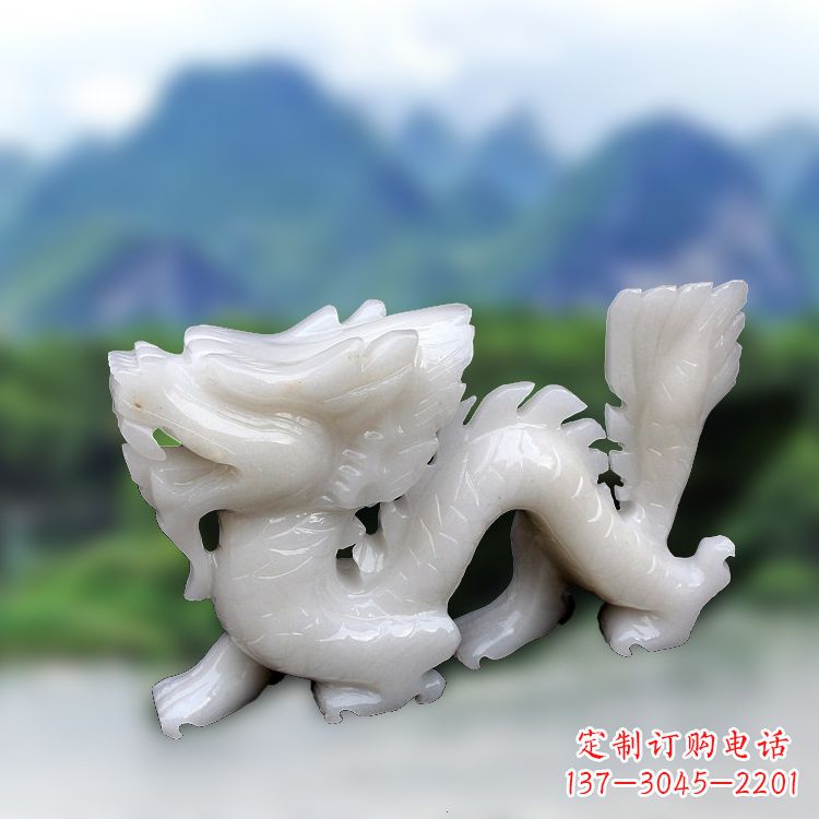 信阳汉白玉龙雕塑饱含着中国传统文化的气息,是…