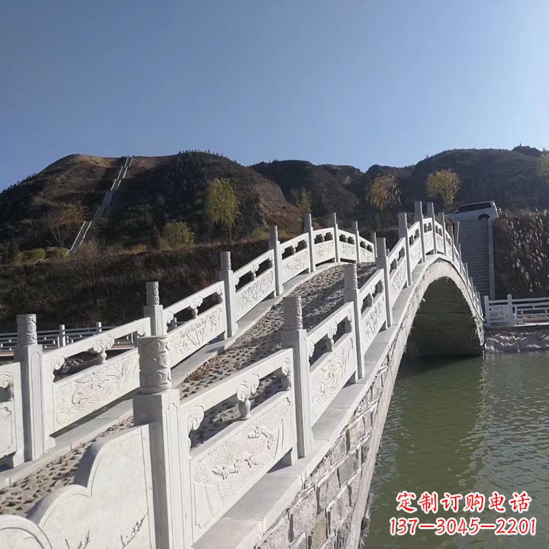 信阳汉白玉路桥石栏杆雕塑