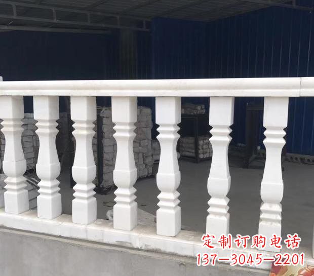 信阳汉白玉欧式栏杆雕塑,精美绝伦