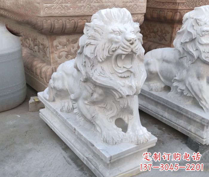 信阳西洋狮子雕塑,装点家门口