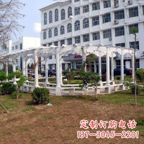 信阳汉白玉雕花架,完美融合欧式石雕