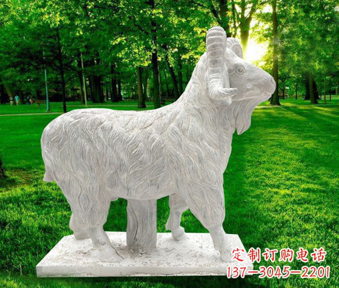 信阳中领雕塑——专业定制山羊石雕