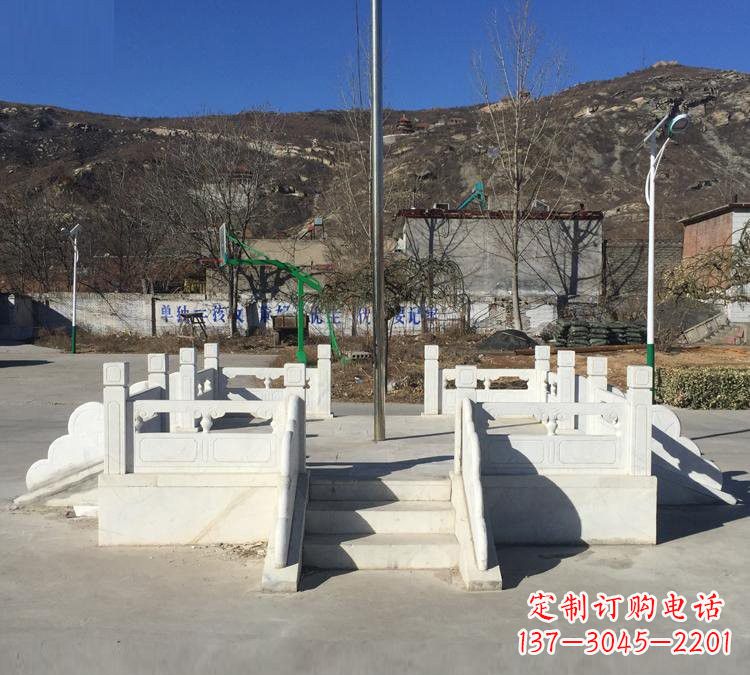 信阳汉白玉升旗台雕塑