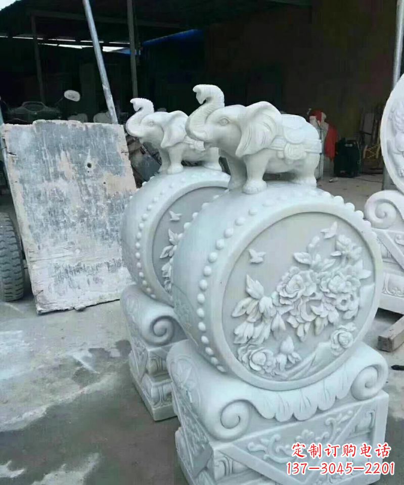 信阳白玉小象抱鼓陪你度过每一天
