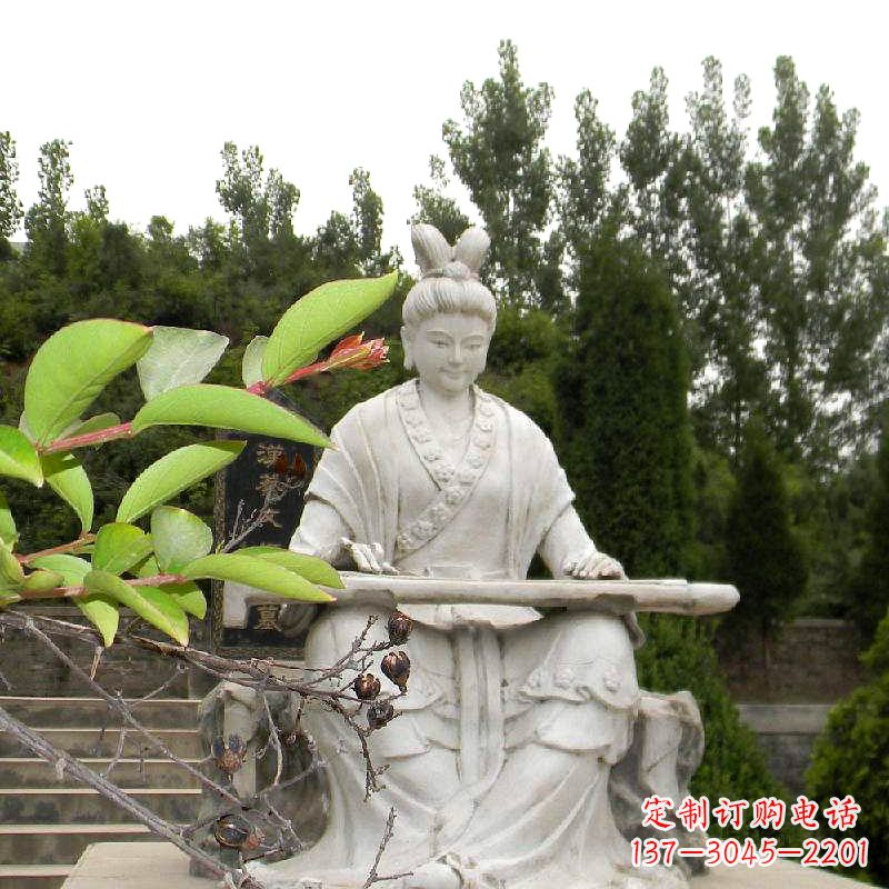 信阳蔡文姬石雕,见证历史美女蔡文姬的魅力