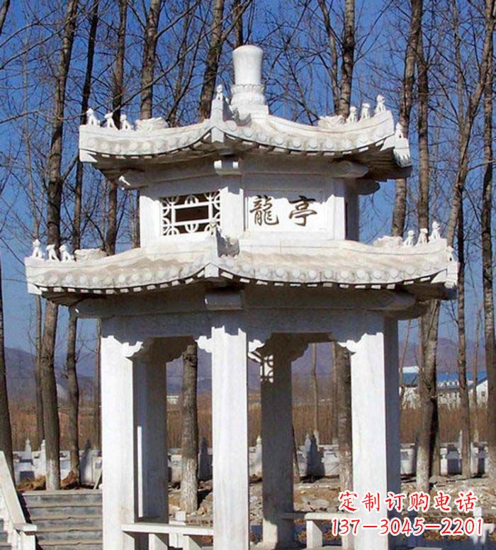 信阳合肥双层石雕凉亭,助您畅享凉爽景致